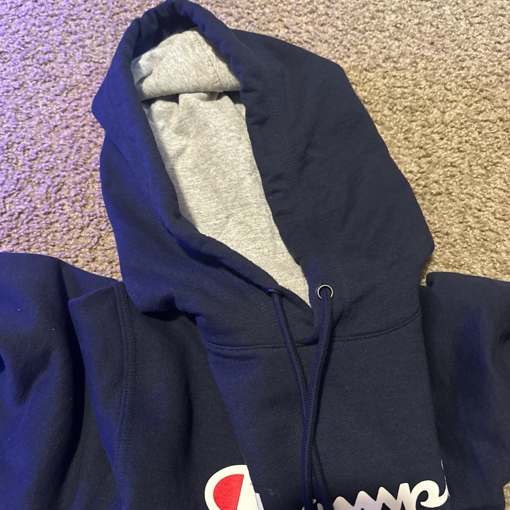 men’s Navy Blue Hoodie